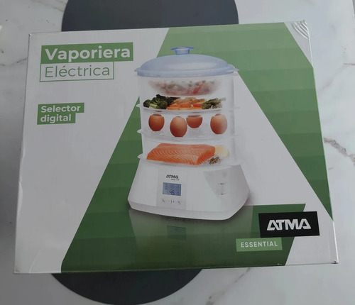 Vaporiera Digital 900w Atma 3 Blanco 60
