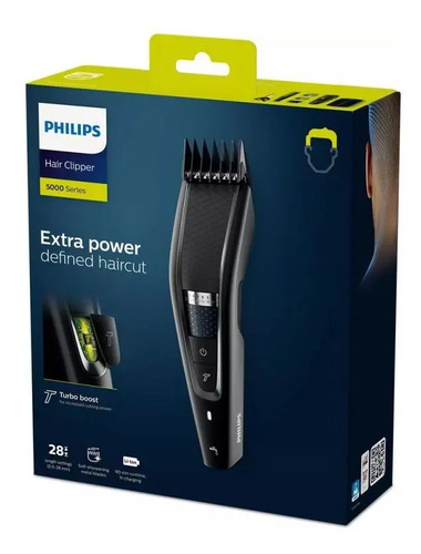 Cortadora De Cabello Philips Hc5632 28 Posiciones Inalam. Negro