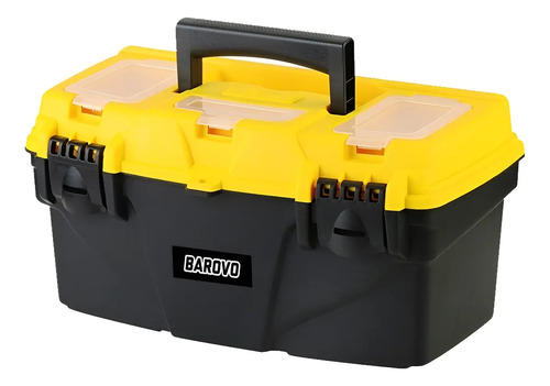 Caja Herramientas 12  Barovo Schp01 Plastica C/bandeja Amarillo