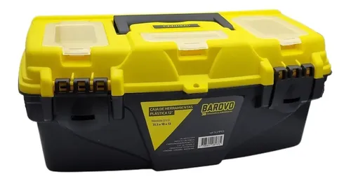 Caja Herramientas 12  Barovo Schp01 Plastica C/bandeja Amarillo