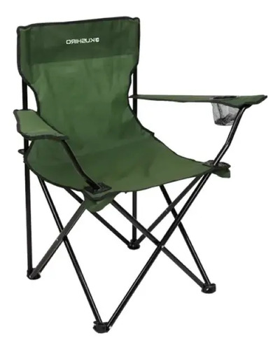 Sillon Director Kushiro Scd02ve Plegable C/apoya Vasos Verde Verde