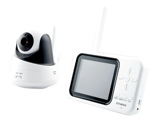 Camara Etheos Bbmt300m Baby Monitor 3.5 Zoom 2x 350° 90°