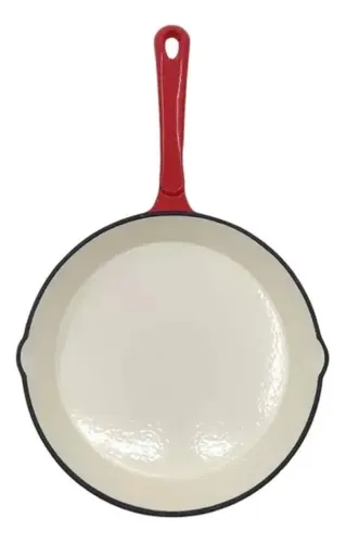 Sarten Vonne Ccn059  Fundicion Esmaltado 26.5 X 25 X 4.6 Roj Rojo