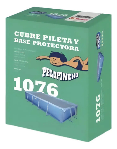 Cubrepileta Pelopincho 1076 Lona Cobertor Broches Cubre