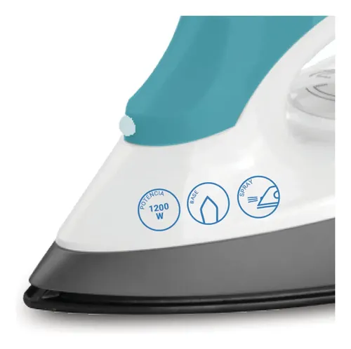 Plancha Seca 1200 Watts Smartlife Base Antiadherente