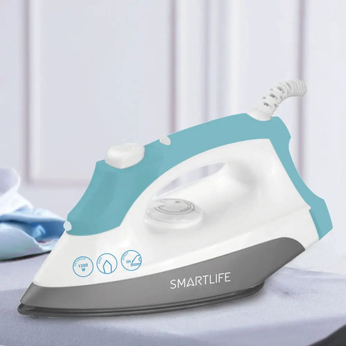 Plancha Seca 1200 Watts Smartlife Base Antiadherente