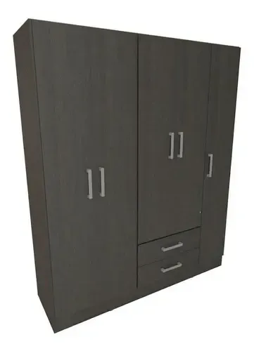 Placard Vestidor Ropero Bahía 5 Puertas 2 Cajones 1.51 X 1.8 Wengue