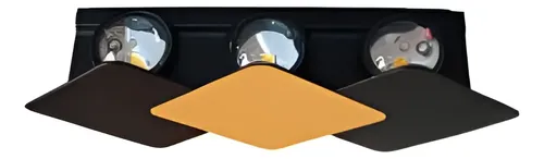Set X4 Luz Lampara Bidireccional De Exterior Aluminio Led Negro