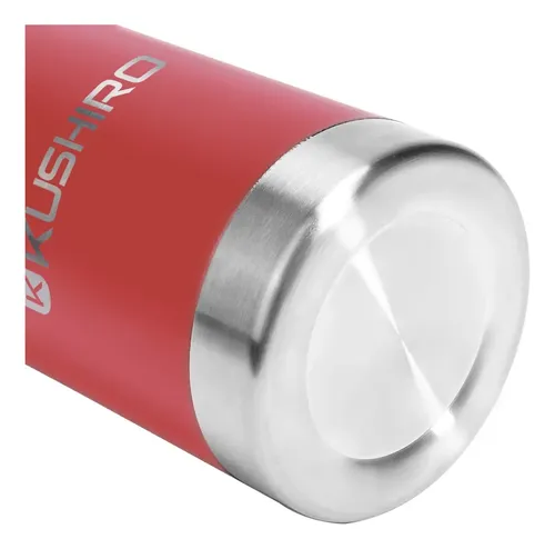 Termo Kushiro 750 Ml Acero Doble Capa 24hs 3/4 Litro Rojo Rojo