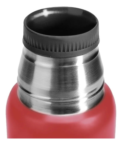 Termo Kushiro 750 Ml Acero Doble Capa 24hs 3/4 Litro Rojo Rojo