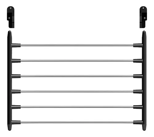 Tender Ropa De Pared Acero Inoxidable Plegable Onebox Gris