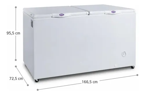 Freezer Horizontal Inelro Fih-550 A++ 470l Inverter Blanco