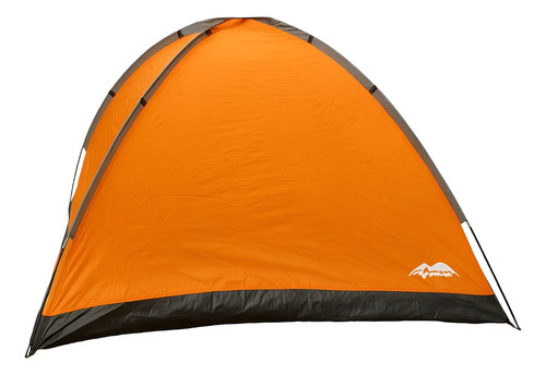 Carpa Igloo 4p Camping Outdoors Profesional Polyester Naranja