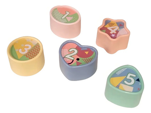Mesa Didáctica Infantil Con Juegos Educativos Formas Randers Color Blanco
