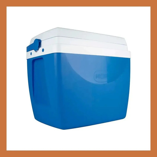 Conservadora Heladera 34 Litros Portátil Camping Playa Frio Color Azul