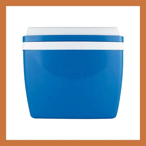 Conservadora Heladera 34 Litros Portátil Camping Playa Frio Color Azul