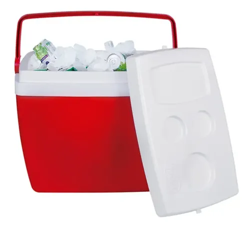 Caja Frigorífica De 34 Litros Mo Color Red Rojo