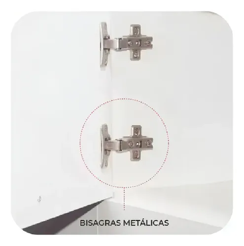 Alacena De Cocina Orlandi 1.40 Melamina Eco Color Blanco 3021