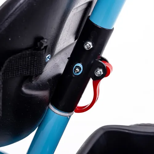 Triciclo Con Manija Direccional Bebesit Canasto Color Azul Azul
