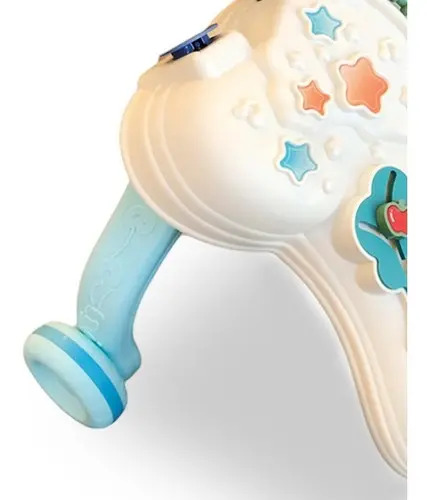 Caminador Musical Celeste Bebesit 1226 Con Panel Didactico Celeste
