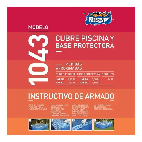 Cubre Y Base Para Pileta Pelopincho 1043