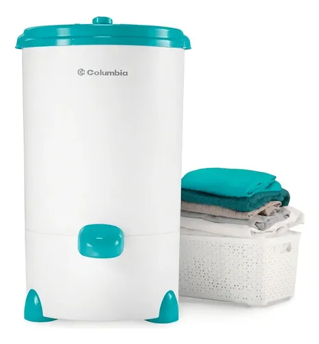 Secarropas Centrífugo Eléctrico Columbia Color Turqueza Color Turquesa Océano
