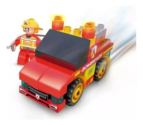 Juego Didactico Rasti Bombero 40 Pzs +4 Años 44 Bombero