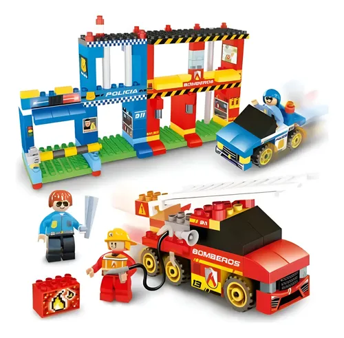 Juego Didactico Rasti Bombero 40 Pzs +4 Años 44 Bombero