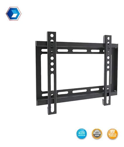 Soporte Fijo Tv Led Lcd Onebox 13 A 43 Pulgadas Ob-f24 Color Negro