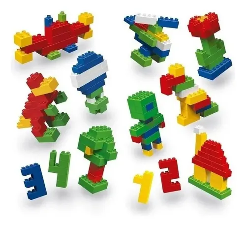 Rasti Juego Bloques 100 Pzs Básicas Encastrables - Cantidad De Piezas 100