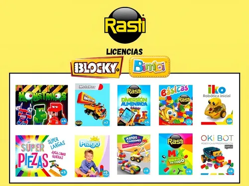 Rasti Juego Bloques 100 Pzs Básicas Encastrables - Cantidad De Piezas 100