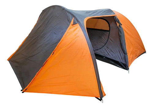 Kushiro Iglú Inca4p Carpa 4 Personas Reforzada 2 Entradas Naranja