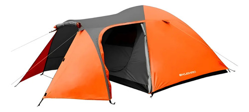 Kushiro Iglú Inca4p Carpa 4 Personas Reforzada 2 Entradas Naranja