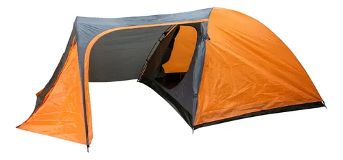 Kushiro Iglú Inca4p Carpa 4 Personas Reforzada 2 Entradas Naranja