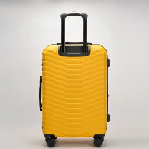 Valija Hummer 28  277130 4 Ruedas Abs Rigida Amarilla Amarillo Lisa