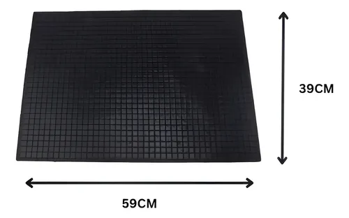Set 4 Cubre Alfombras + Cubre Alfombra De Baul Para Auto Pvc Negro