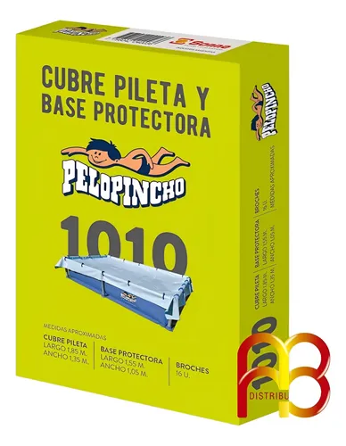 Cubrepileta Y Base Pelopincho 1010  185 X 137 Celeste