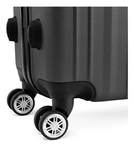 Valija Rígida Be One 28'' Grande Rigida 4 Ruedas C/candado Gris Liso