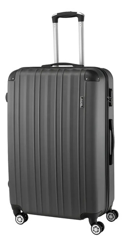 Valija Rígida Be One 28'' Grande Rigida 4 Ruedas C/candado Gris Liso