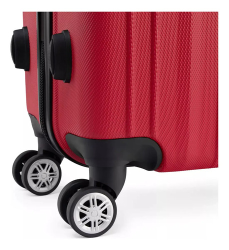 Valija Rígida Be One 28'' Grande Rigida 4 Ruedas C/candado Rojo Liso