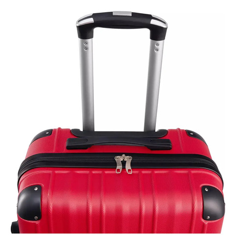 Valija Rígida Be One 28'' Grande Rigida 4 Ruedas C/candado Rojo Liso