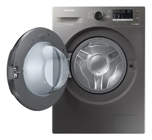 Lavarropas Automático Samsung Inverter Hasta 7kg Color Inox Ww70aa46bx