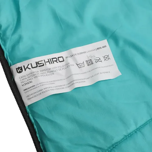 Bolsa Dormir Kushiro Bdl-k01 215 X 50 X 80 -1.3° Verde Agua