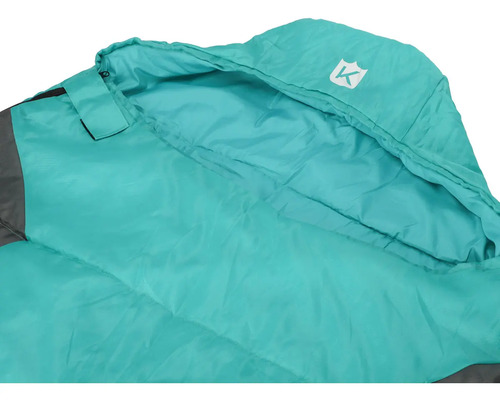 Bolsa Dormir Kushiro Bdl-k01 215 X 50 X 80 -1.3° Verde Agua