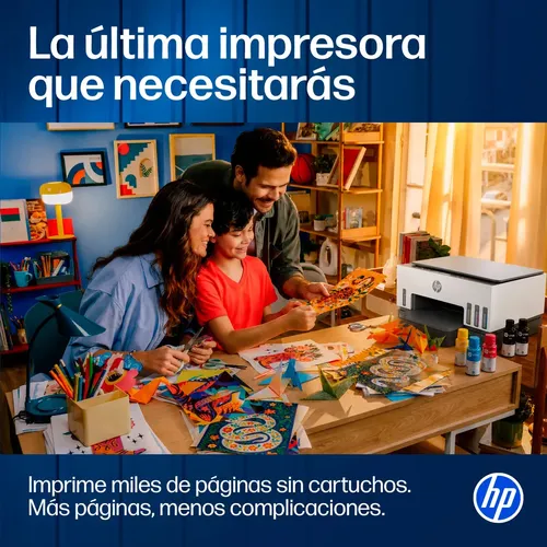 Impresora Multifuncional Hp Smart Tank 720 Sistema Continuo A Color Wi-fi Duplex (doble Cara Automático) Blanco