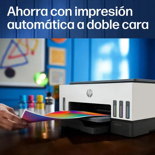 Impresora Multifuncional Hp Smart Tank 720 Sistema Continuo A Color Wi-fi Duplex (doble Cara Automático) Blanco