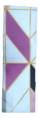 Sabana 1 1/2 Love & Home Microfribra Forma Triangulare Gris Y Fucsia