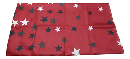Sabana 1 1/2 Love & Home Microfribra Rojas Con Estrellas Rojo
