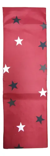 Sabana 1 1/2 Love & Home Microfribra Rojas Con Estrellas Rojo