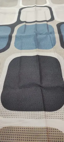 Sabana 1 1/2 Love & Home Microfribra Cubos Negro Y Azul